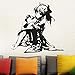 Pegatina de pared de Anime japonés pegatina moderna pegatina de vinilo comics japoneses decoración de pared pegatinas de pared 58 x 60 cm