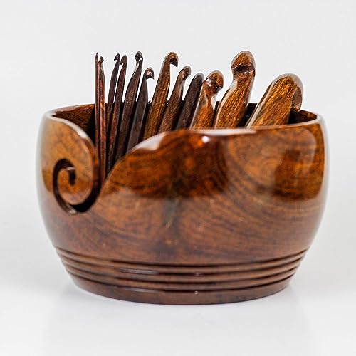 Nagina International 777 Rosewood Crafted Premium Polished Crochet Hooks & Knitting Needles thumb #5