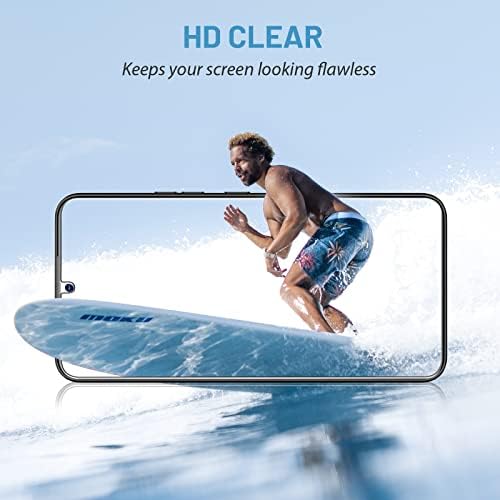 EGV 3 Packs Screen Protector Compatible with Galaxy S22 Plus 5G, 9H Shockproof Tempered Glass Screen Protector, In-display Fingerprint, HD Clear, Anti-fingerprint, Easy Frame Installation (6.6 inch)
