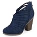 Journee Collection Womens Faux Suede Strappy Ankle Booties