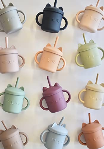 Aloonii - Taza para sorber (silicona), diseño de gato Cover