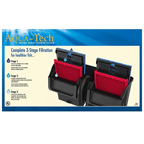 Image of AQUA-TECH Power Aquarium Filter, 30 to 60-Gallon Aquariums, (ML90740-00) (Pack of 2)
