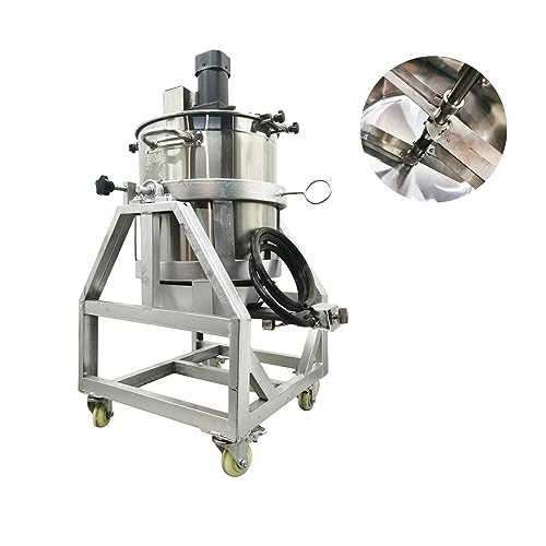 INTSUPERMAI Heating Mixing Machine Commercial Cooking JKettle Heating Stainless Steel 50L Commercial Sauce Heat Blender Gas-cooking Mixer Tomato Paste Chilli Sacuce Mixing Machine 110V