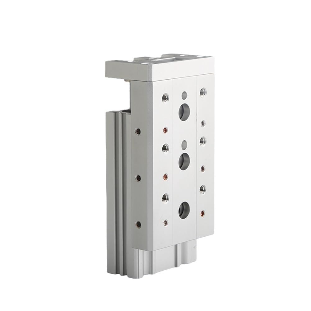 Płyta pręta prowadzącego Podwójny cylinder prętowy Siłownik pneumatyczny dwustronnego działania z szyną prowadzącą, seria, wiele rozmiarów(8MM*10MM)