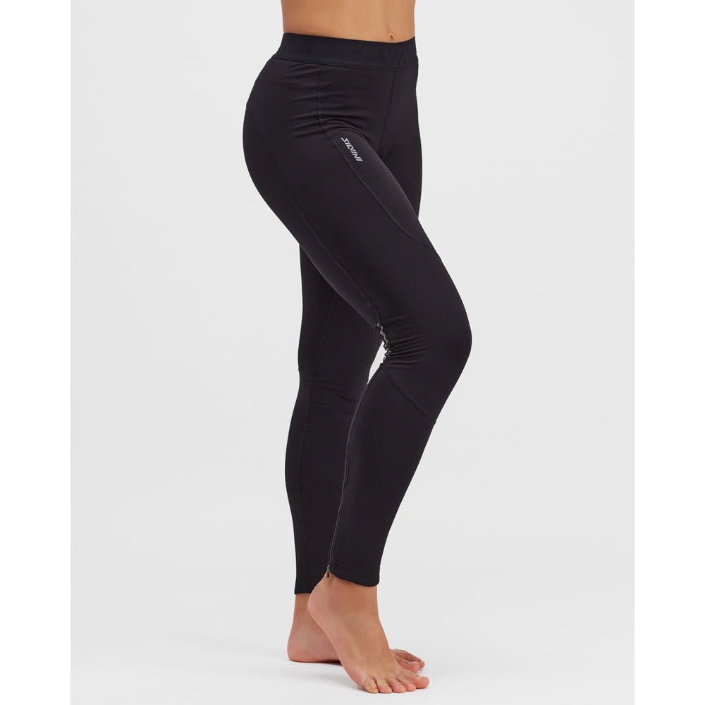 SILVINI RUBENZA Sport Leggings Damen Sporthose Thermo Laufhose Damen Winter Thermolaufhose Damen Winter Damen-Thermo-Lauftight Sport Tights Damen