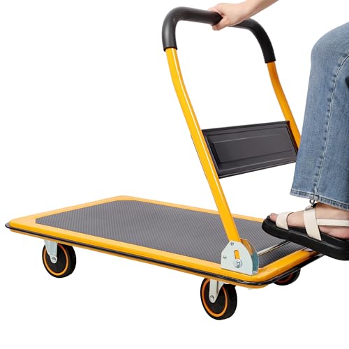 Carretilla plegable resistente con capacidad de 660 lbs miniatura 4