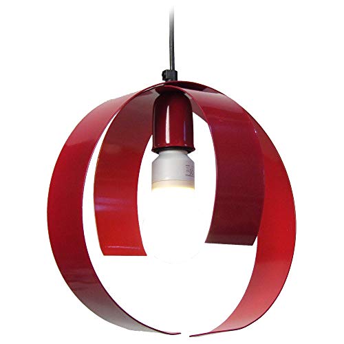 Tosel 10748 Sospensione Tool 2 Acciaio 100 W E27 Rosso