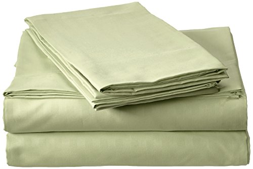 Millenium Linen Queen Size Bed Sheet Set - Sage - 1600 Series 4 Piece - Deep Pocket - Cool and Wrinkle Fre e - 1 Fitted, 1 Flat, 2 Pillow Cases