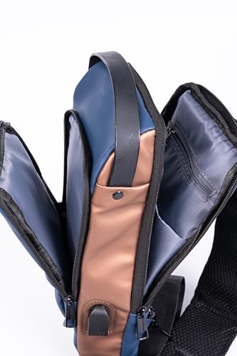 Image of Zaffira Anti Theft Sling Bag for Travel, Crossbody Chest Bag with Password Lock, Stylish Side Bag for Men,Shoulder Passport Bag, Cross Body Bag for both Men and Women, Birthday Gift for Men