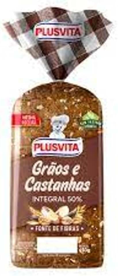 Plusvita Pão Integral Grãos e Castanhas