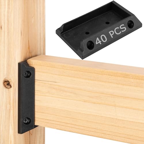 SANKINS 40-Pack PP Plastic Deck Railing Bracket