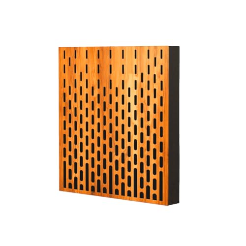 Image of Timber Acoustics Abfuser Mini Acoustic Panel | Diffusion & Absorption | Reduces Echo | For Studios, Home Theatres & Living Spaces | 1ft x 1ft x 2in (Matrix Fade, Set of 4)