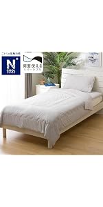 Amazon｜ニトリ(NITORI) 両面使える ゴムバンド付き 敷パッド ダブル N