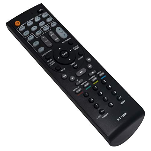 New RC-799M Replacement Remote Control fit for Onkyo HT-S3500 HT-R548 HT-RC330 TX-SR313 HT-S5500 HT-R591 HTS5500 HTR591 HTS3500 HTR548 HTRC330 HT-RC430 HT-R558 HT-R590 TX-SR313 Audio Video AV Receiver