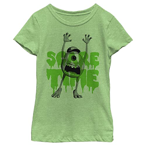 Disney Pixar Monsters University Scare Time Mike Girls Heather T-Shirt