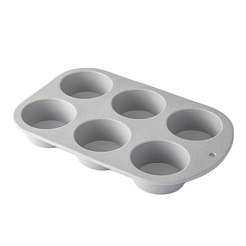 カインズ(CAINZ) シリコンケーキ型 グレー 製菓型 マフィン シリコン 型離れしやすい キレイな仕上がり 食洗機対応