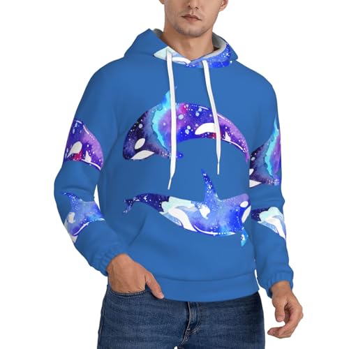 Sweat sweat à capuche orque homme contre le froid pour sport et gym