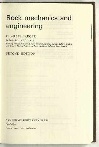 Rock Mechanics and Engineering view 2