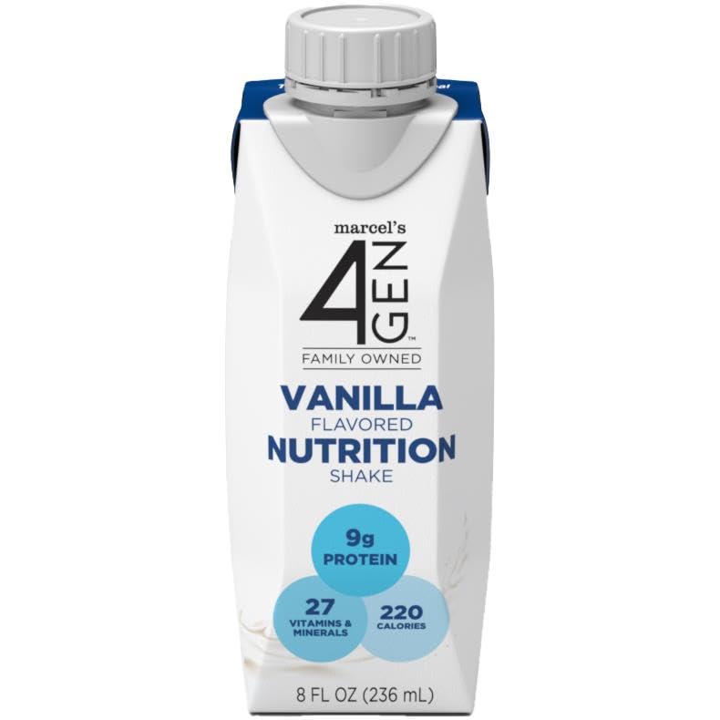 Amazon.com: Marcels 4GEN Nutrition Shake, Vanilla, 8oz. Carton