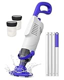 Little Shark para Piscinas elevadas, Aspirador para jacuzzis con Motor de...