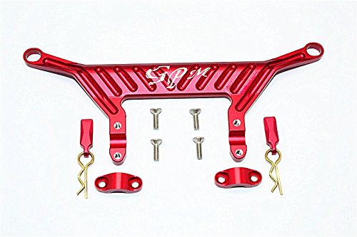 Axial RR10 Bomber Aluminum Battery Holder Set Red