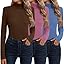 Mocha Brown, Pink, Denim Blue
