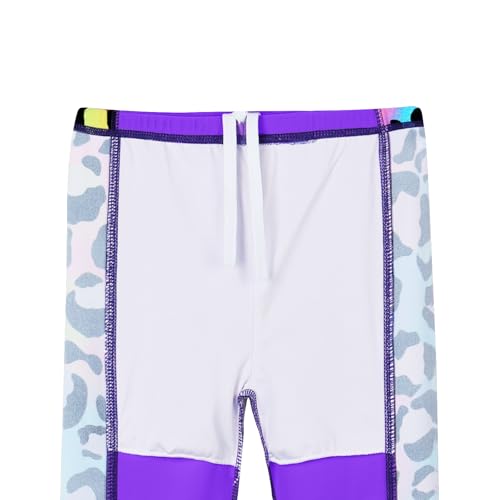 Image of TFJH E Girls Two Piece Swimsuit Long Sleeve Rash Guard Ages 3-12 | UPF 50+ sun protection, breathable , lightweight long sleeve swimsuit, full coverage, pool beach vacation, water park