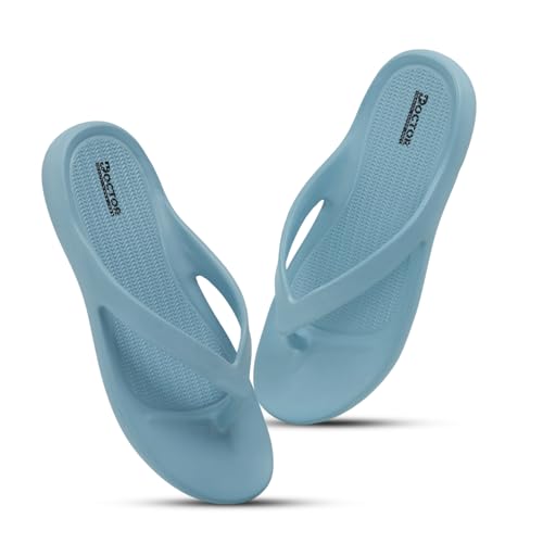 Image of DOCTOR HEALTH SUPER SOFT Stylish Ultra Soft Slippers with Cushion | Comfortable, Premium and Bright Colorful Flip Flops | Lab Tested Cushion and Bounce | Cushioned Footwear | Trendy Women Slippers