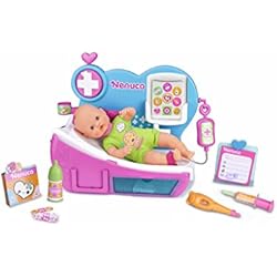 Maletin Nenuco Siempre Conmigo Nenuco - Doctora Por Qué Llora, cura como un doctor a tu muñeco bebé con los accesorios del médico en su centro de cuidados FAMOSA