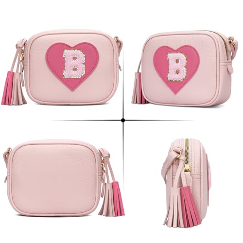 Image of KKXIU Birthday Gifts for Girls Initial Toddler Purse Cute Kids Crossbody Bag