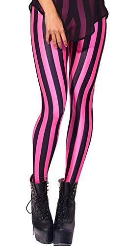QZUnique Leggings for Women, Halloween Full-Length Printed Legging Footless Elastic Yoga Pants, Regular and Plus Size