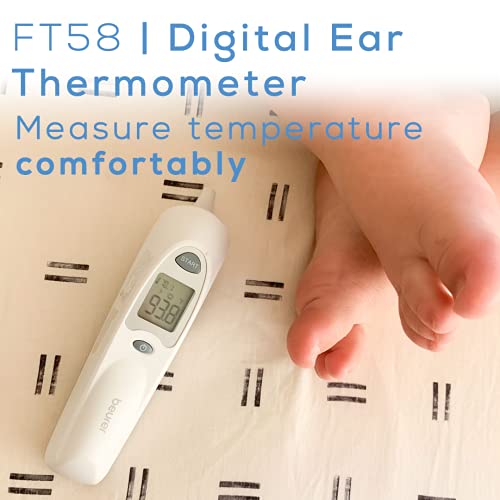 Beurer Digital Ear Thermometer - Measures Body, Room & Object Thermometer For Babies, Toddlers & Adults, Ft58 #TOP1