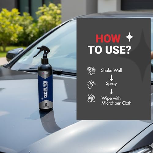 Image of Nippon Paint n Shield 250ml Glass Cleaner Spray | Removes Tough Residue for Enhanced Visibility | Asia Pacific's No 1 Paint Brand (Pack of 1)