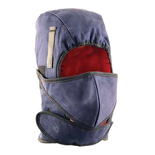 OccuNomix Navy Blue 100% Cotton Twill 2 Layer Premium Mid-Length Winter Liner with Heavyweight Fleece Lining, Navy (Pack of 1), Mid Length (11-13") (LM660)