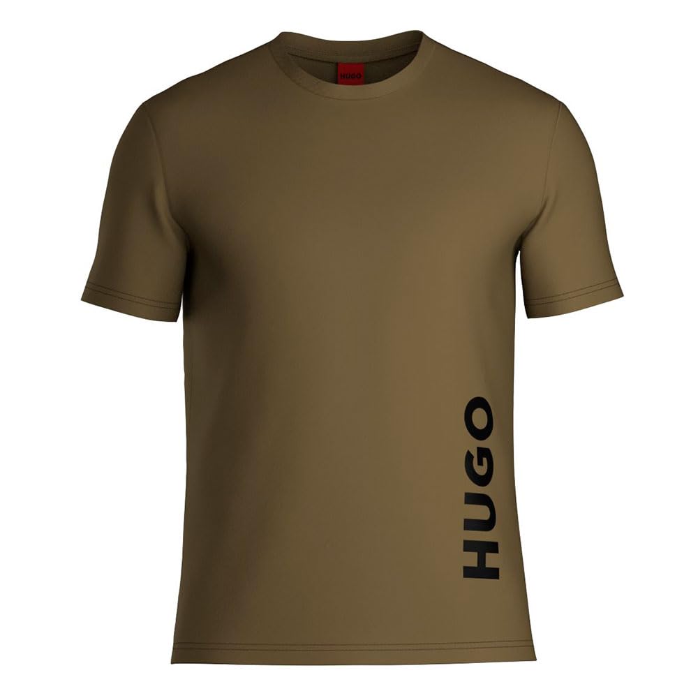 HUGO Herren T-Shirt RN Relaxed T-Shirt aus Baumwoll-Jersey mit UV-Schutz von LSF 50+