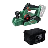 Bosch 18V System Pialletto a batteria PHO 18V-20 (Piallatura flessibile da diverse angolazioni; facile sostituzione della lama; incl. sacchetto per la polvere)