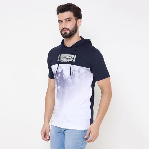 Image of Duke Letter Print Slim Fit Men Tshirt