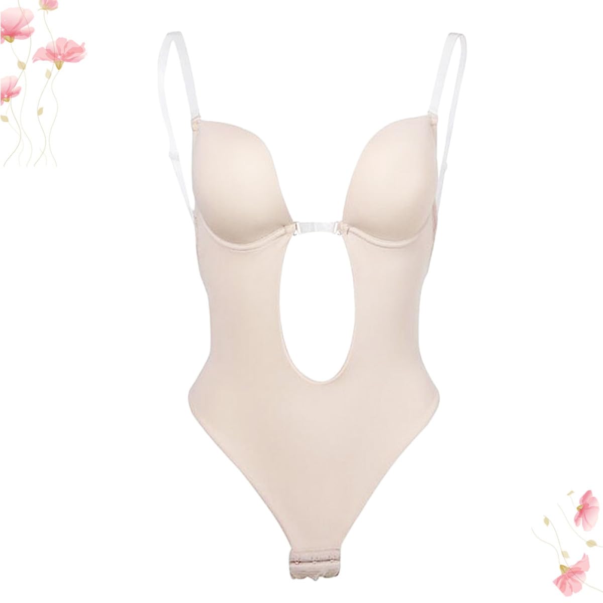 Yardwe Corsé sin Espalda Moldeador para Mujer Faja Adelgazante Invisible de Piel Talla Xl Bustier Sujetador sin Costuras Control de Cintura y Soporte Cómodo para Uso Diario