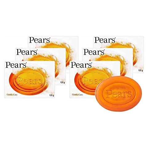 6x Pears Transparent Original Gentle Care Soap 125g by Pears Cover