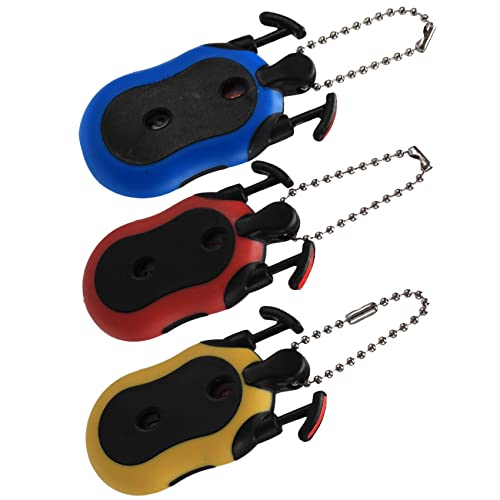 Camsiom 3 PeçAs Handy Stroke Shot Putt Contador de PontuaçãO Contador com Chaveiro