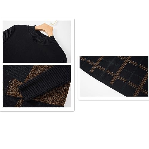 Robe pull automne chic en maille rétro pour vos sorties - 4