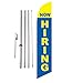 FFN FeatherFlagNation -Now Hiring Advertising Feather Banner Flag Kit with Spike