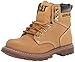 CAT Men's Second Shift Steel Toe Work Boot, Honey, 9.5