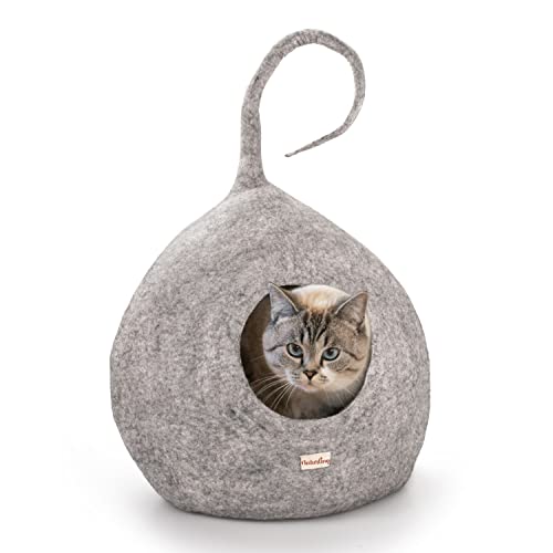 naturling Katzenhöhle Spiky - kuschelige Filz Katzenbett - für große Katzen Cover