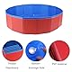 Hundepool, Hundepool für Kleine Hunde, Faltbar Hundepool, 60x20 cm Hunde Planschbecken, Planschbecken für Haustiere, PVC Hunde Pool, Katzenpool, Dog Sprinkler Pad, mit Rutschfestem Boden Ablassventil