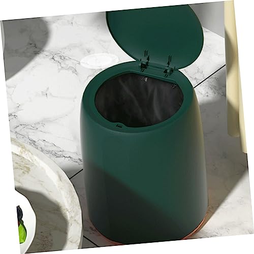 Bote de basura rectangular con tapa de 2.11 lb para hogar miniatura 4