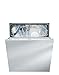 Indesit DIF 14B1 EU Completamente incorporato, A + - Lavastoviglie (Completamente incorporato, Dimensioni massime (60 cm), Pulsanti, 1,28 m, 13 coperti, 49 dB)