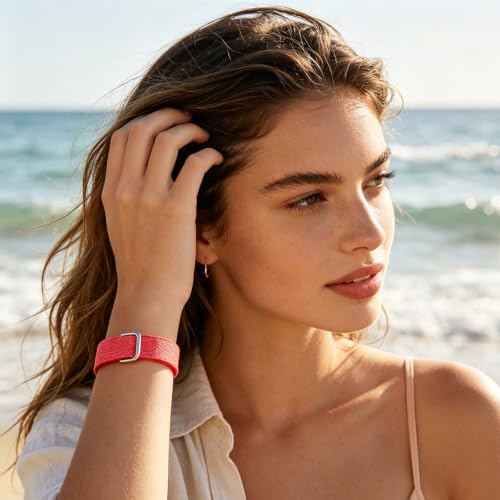 Image of Stretch Nylon Sport Strap Compatible with Google Fitbit Air