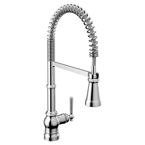 Moen S72103 Paterson One-Handle Spring Pulldown Kitchen Faucet with Power Boost, Chrome