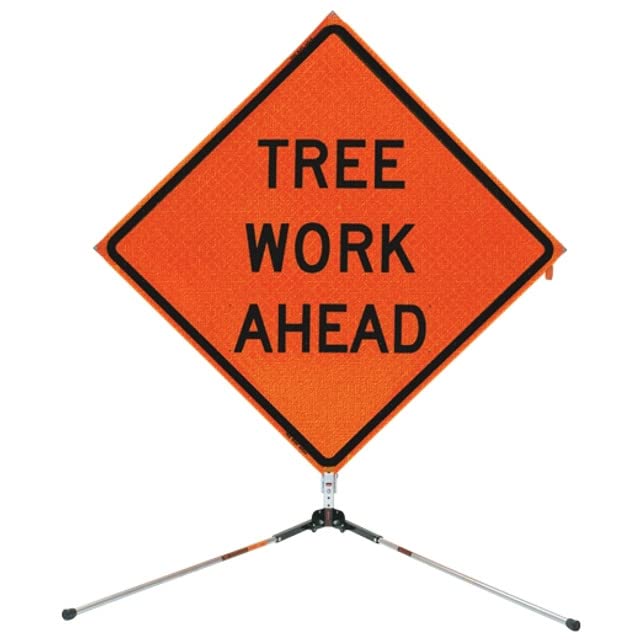 Notch Equipment Tree Work Ahead Sign only (36